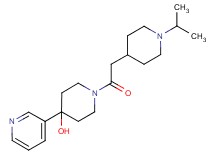 1-[(1-isopropyl-4-piperidinyl)acetyl]-4-(3-pyridinyl)-4-piperidinol