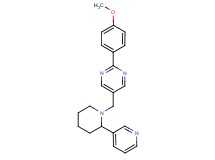 2-(4-methoxyphenyl)-5-[(2-pyridin-3-ylpiperidin-1-yl)methyl]pyrimidine