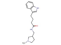 4-(1H-indol-3-yl)-N-[(1-methylpyrrolidin-3-yl)methyl]butanamide