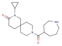 9-(4-azepanylcarbonyl)-2-cyclopropyl-2,9-diazaspiro[5.5]undecan-3-one