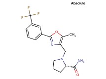 1-({5-methyl-2-[3-(trifluoromethyl)phenyl]-1,3-oxazol-4-yl}methyl)-L-prolinamide