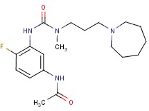 N-[3-({[(3-azepan-1-ylpropyl)(methyl)amino]carbonyl}amino)-4-fluorophenyl]acetamide
