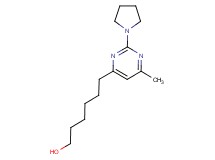 6-(6-methyl-2-pyrrolidin-1-ylpyrimidin-4-yl)hexan-1-ol