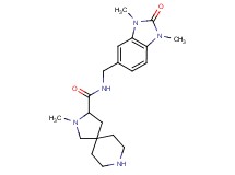 N-[(1,3-dimethyl-2-oxo-2,3-dihydro-1H-benzimidazol-5-yl)methyl]-2-methyl-2,8-diazaspiro[4.5]decane-3-carboxamide dihydrochloride