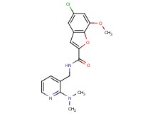 5-chloro-N-{[2-(dimethylamino)pyridin-3-yl]methyl}-7-methoxy-1-benzofuran-2-carboxamide