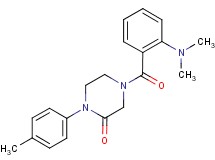 4-[2-(dimethylamino)benzoyl]-1-(4-methylphenyl)-2-piperazinone