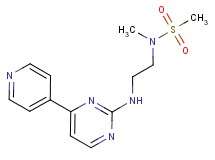 N-methyl-N-(2-{[4-(4-pyridinyl)-2-pyrimidinyl]amino}ethyl)methanesulfonamide