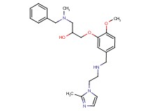 1-[benzyl(methyl)amino]-3-[2-methoxy-5-({[2-(2-methyl-1H-imidazol-1-yl)ethyl]amino}methyl)phenoxy]-2-propanol