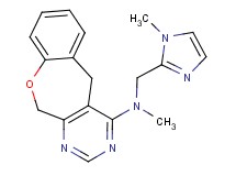 N-methyl-N-[(1-methyl-1H-imidazol-2-yl)methyl]-5,11-dihydro[1]benzoxepino[3,4-d]pyrimidin-4-amine