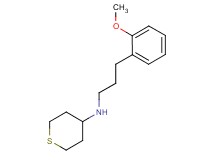 N-[3-(2-methoxyphenyl)propyl]tetrahydro-2H-thiopyran-4-amine