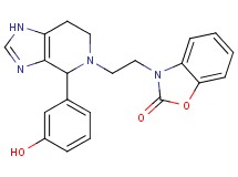 3-{2-[4-(3-hydroxyphenyl)-1,4,6,7-tetrahydro-5H-imidazo[4,5-c]pyridin-5-yl]ethyl}-1,3-benzoxazol-2(3H)-one