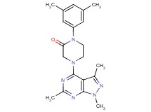 1-(3,5-dimethylphenyl)-4-(1,3,6-trimethyl-1H-pyrazolo[3,4-d]pyrimidin-4-yl)-2-piperazinone