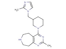 2-methyl-4-{3-[(2-methyl-1H-imidazol-1-yl)methyl]-1-piperidinyl}-6,7,8,9-tetrahydro-5H-pyrimido[4,5-d]azepine dihydrochloride