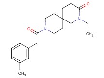 2-ethyl-9-[(3-methylphenyl)acetyl]-2,9-diazaspiro[5.5]undecan-3-one