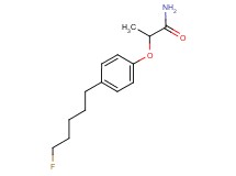2-[4-(5-fluoropentyl)phenoxy]propanamide