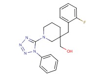 [3-(2-fluorobenzyl)-1-(1-phenyl-1H-tetrazol-5-yl)piperidin-3-yl]methanol