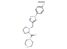 4-(1-{[1-(4-fluorophenyl)-1H-pyrazol-4-yl]methyl}-L-prolyl)morpholine