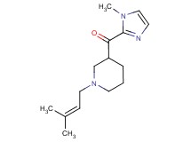 [1-(3-methyl-2-buten-1-yl)-3-piperidinyl](1-methyl-1H-imidazol-2-yl)methanone