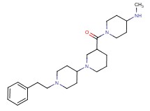 N-methyl-1-{[1'-(2-phenylethyl)-1,4'-bipiperidin-3-yl]carbonyl}-4-piperidinamine dihydrochloride