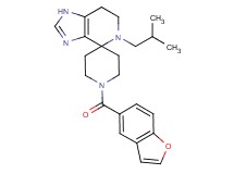 1'-(1-benzofuran-5-ylcarbonyl)-5-isobutyl-1,5,6,7-tetrahydrospiro[imidazo[4,5-c]pyridine-4,4'-piperidine]
