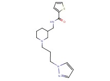 N-({1-[3-(1H-pyrazol-1-yl)propyl]-3-piperidinyl}methyl)-2-thiophenecarboxamide