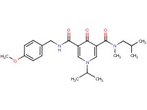 N-isobutyl-1-isopropyl-N'-(4-methoxybenzyl)-N-methyl-4-oxo-1,4-dihydro-3,5-pyridinedicarboxamide