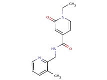 1-ethyl-N-[(3-methylpyridin-2-yl)methyl]-2-oxo-1,2-dihydropyridine-4-carboxamide
