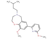 9-methoxy-7-(6-methoxypyridin-2-yl)-4-(3-methylbutyl)-2,3,4,5-tetrahydro-1,4-benzoxazepine
