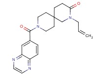 2-allyl-9-(quinoxalin-6-ylcarbonyl)-2,9-diazaspiro[5.5]undecan-3-one