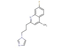 7-fluoro-2-[3-(1H-imidazol-1-yl)propyl]-4-methylquinoline