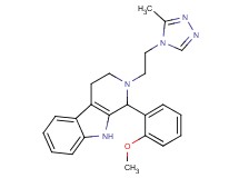 1-(2-methoxyphenyl)-2-[2-(3-methyl-4H-1,2,4-triazol-4-yl)ethyl]-2,3,4,9-tetrahydro-1H-beta-carboline