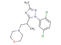 4-{2-[1-(2,5-dichlorophenyl)-3-methyl-1H-1,2,4-triazol-5-yl]propyl}morpholine
