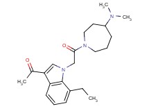 1-(1-{2-[4-(dimethylamino)-1-azepanyl]-2-oxoethyl}-7-ethyl-1H-indol-3-yl)ethanone