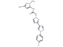 2-[1'-(4-chlorophenyl)-1H,1'H-3,4'-bipyrazol-1-yl]-N-(1,3-dimethyl-1H-pyrazol-5-yl)acetamide