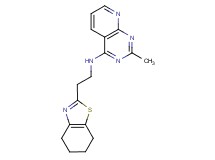 2-methyl-N-[2-(4,5,6,7-tetrahydro-1,3-benzothiazol-2-yl)ethyl]pyrido[2,3-d]pyrimidin-4-amine
