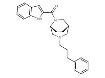 (1S*,5R*)-6-(1H-indol-2-ylcarbonyl)-3-(3-phenylpropyl)-3,6-diazabicyclo[3.2.2]nonane