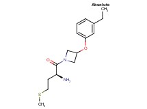 [(1S)-1-{[3-(3-ethylphenoxy)-1-azetidinyl]carbonyl}-3-(methylthio)propyl]amine hydrochloride