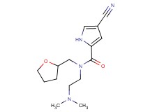 4-cyano-N-[2-(dimethylamino)ethyl]-N-(tetrahydrofuran-2-ylmethyl)-1H-pyrrole-2-carboxamide
