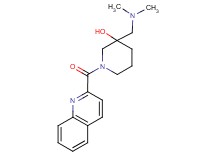 3-[(dimethylamino)methyl]-1-(2-quinolinylcarbonyl)-3-piperidinol