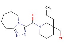 [3-propyl-1-(6,7,8,9-tetrahydro-5H-[1,2,4]triazolo[4,3-a]azepin-3-ylcarbonyl)-3-piperidinyl]methanol