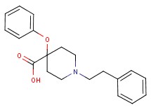 4-phenoxy-1-(2-phenylethyl)piperidine-4-carboxylic acid