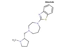 2-(4-{[(2S)-1-methyl-2-pyrrolidinyl]methyl}-1,4-diazepan-1-yl)-1,3-benzothiazole bis(trifluoroacetate)