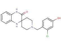 1-(2-chloro-4-hydroxybenzyl)-1',4'-dihydro-3'H-spiro[piperidine-4,2'-quinoxalin]-3'-one