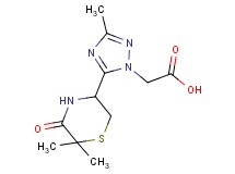 [5-(6,6-dimethyl-5-oxothiomorpholin-3-yl)-3-methyl-1H-1,2,4-triazol-1-yl]acetic acid