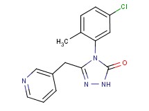 4-(5-chloro-2-methylphenyl)-5-(pyridin-3-ylmethyl)-2,4-dihydro-3H-1,2,4-triazol-3-one