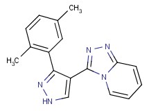 3-[3-(2,5-dimethylphenyl)-1H-pyrazol-4-yl][1,2,4]triazolo[4,3-a]pyridine