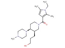 3-[(3R*,4S*)-1-[(1-ethyl-2,5-dimethyl-1H-pyrrol-3-yl)carbonyl]-4-(4-methylpiperazin-1-yl)piperidin-3-yl]propan-1-ol