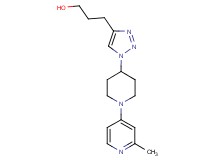 3-{1-[1-(2-methyl-4-pyridinyl)-4-piperidinyl]-1H-1,2,3-triazol-4-yl}-1-propanol trifluoroacetate (salt)