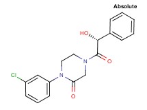 1-(3-chlorophenyl)-4-[(2R)-2-hydroxy-2-phenylacetyl]-2-piperazinone