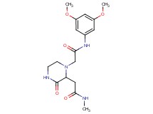 2-(1-{2-[(3,5-dimethoxyphenyl)amino]-2-oxoethyl}-3-oxopiperazin-2-yl)-N-methylacetamide